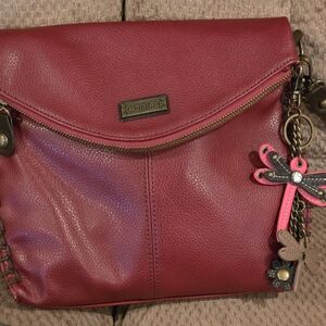 Chala Women's Burgundy Crossbody Bag